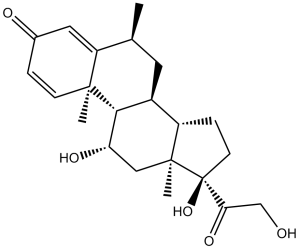 Methylprednisolone                                            DEA controlled substance 83-43-2